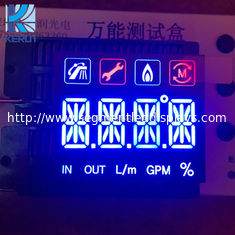 Niestandardowe wyświetlacze LED w kolorze niebieskim 4 cyfry 45 * 38 mm Przyjazne dla środowiska