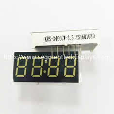 4-cyfrowy 7-segmentowy wyświetlacz zegara Mini Led 0,36 cala anoda biała